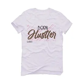 Air Jordan 1 High Black Mocha 2020 White T-Shirt (Born Hustler)