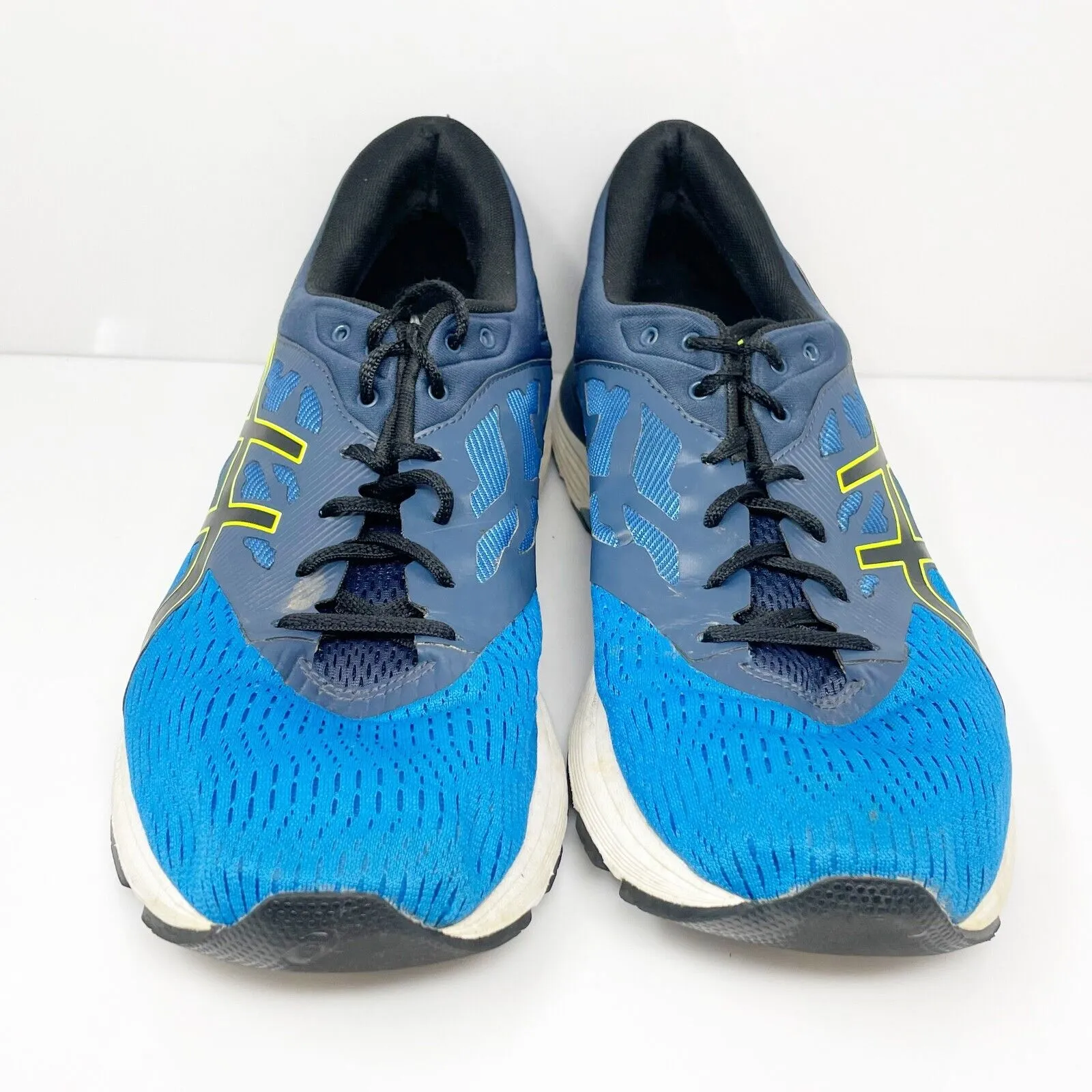 Asics Mens Gel Flux 5 T811N Blue Running Shoes Sneakers Size 10.5