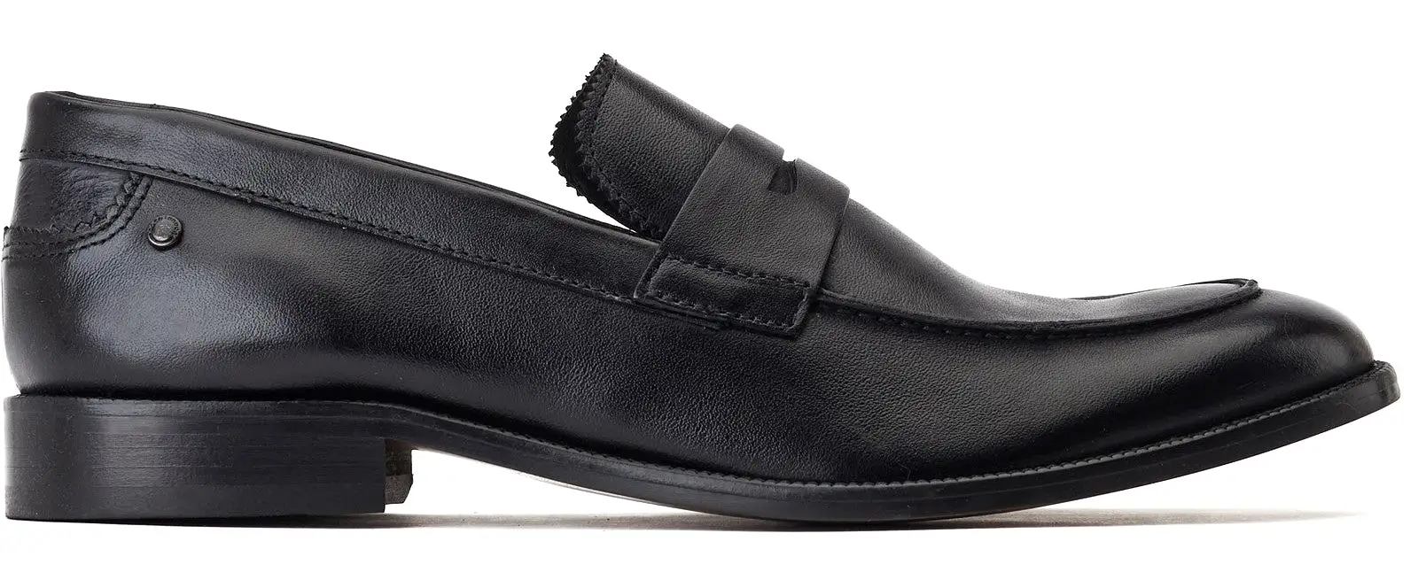 Base London Danbury Mens Leather Penny Loafer