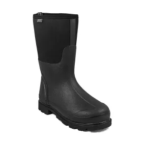 Bogs Mens Black Task Mid Rubber Boots