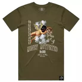 BORN TO WIN TEE ARMY