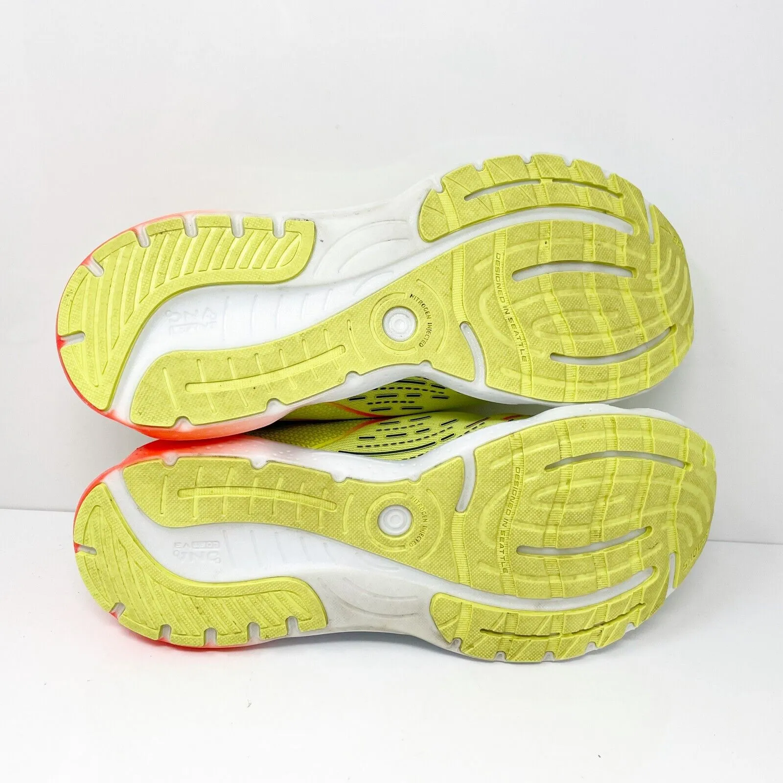 Brooks Mens Glycerin 20 1103821D725 Yellow Running Shoes Sneakers Size 10.5 D