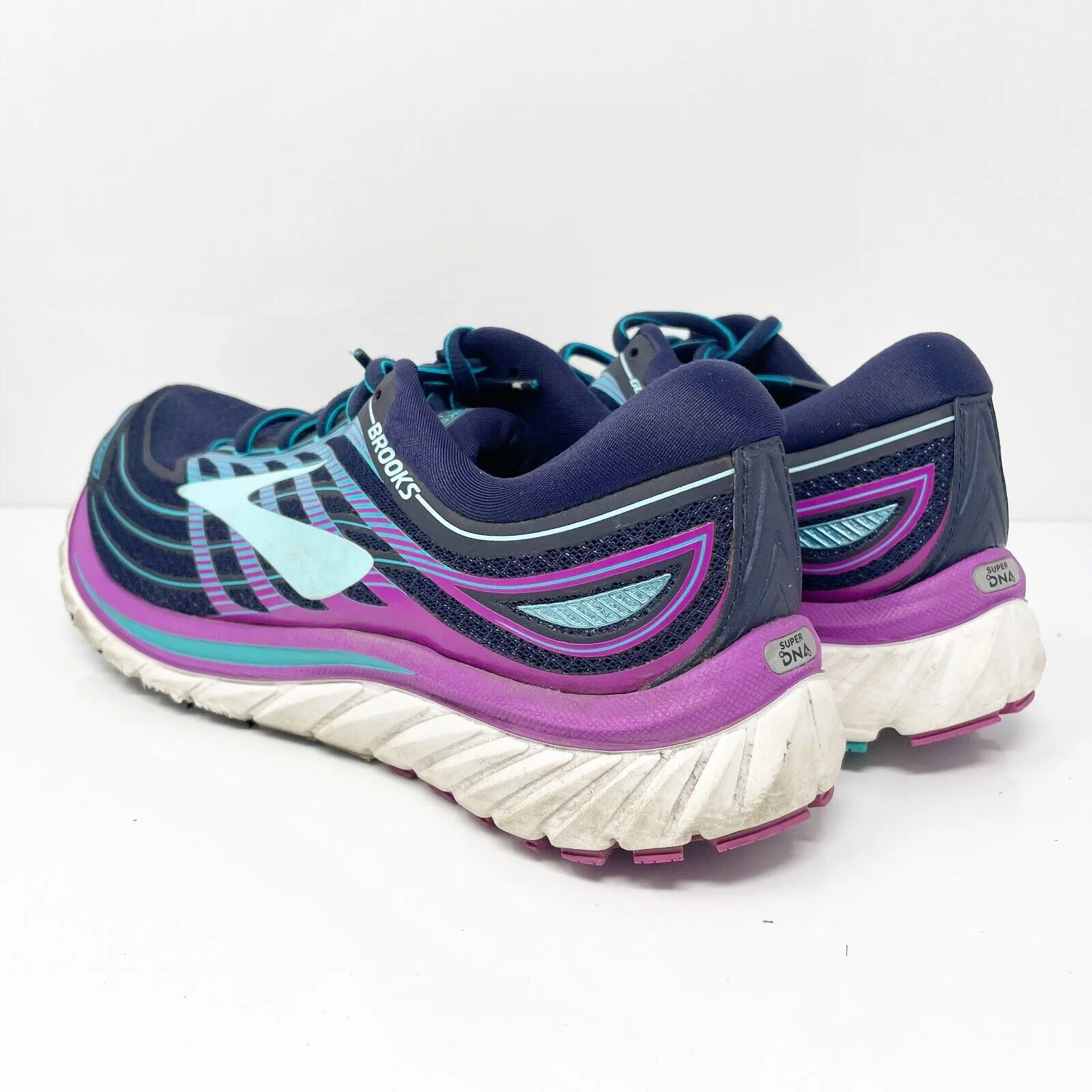 Brooks Womens Glycerin 15 1202471B465 Blue Running Shoes Sneakers Size 9 B