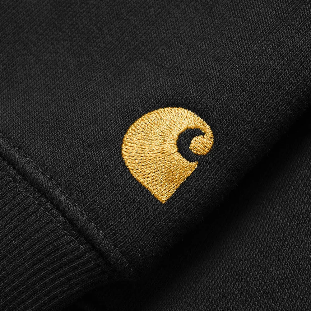 CARHARTT WIP CHASE SWEAT // BLACK/GOLD