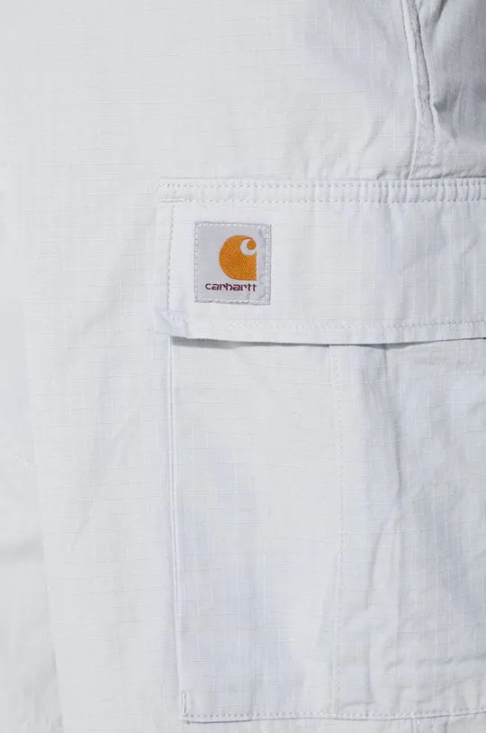 Carhartt WIP cotton shorts Regular Cargo gray color I028246.1YE02