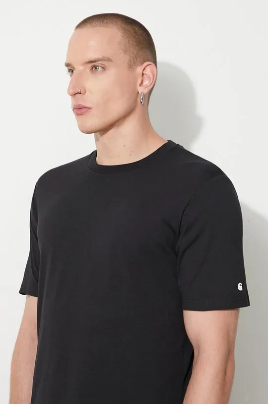 Carhartt WIP cotton t-shirt black color