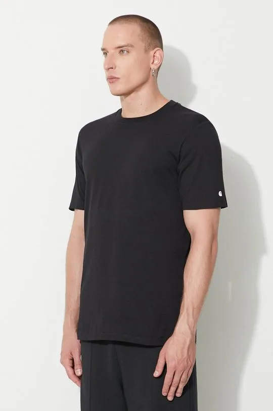 Carhartt WIP cotton t-shirt black color