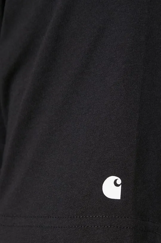 Carhartt WIP cotton t-shirt black color