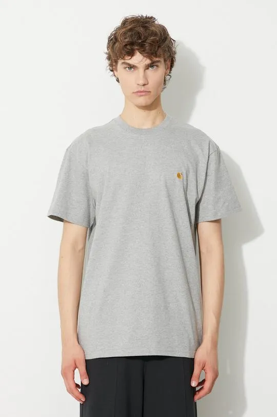 Carhartt WIP cotton t-shirt gray color