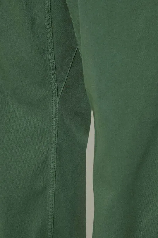 Carhartt WIP cotton trousers Flint Pant green color I029919.29NGD