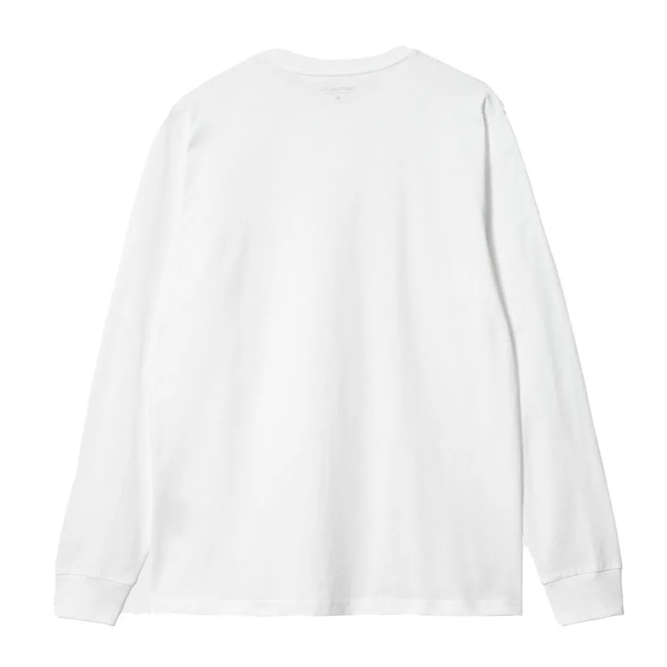 CARHARTT WIP L/S BASE T-SHIRT // WHITE/BLACK