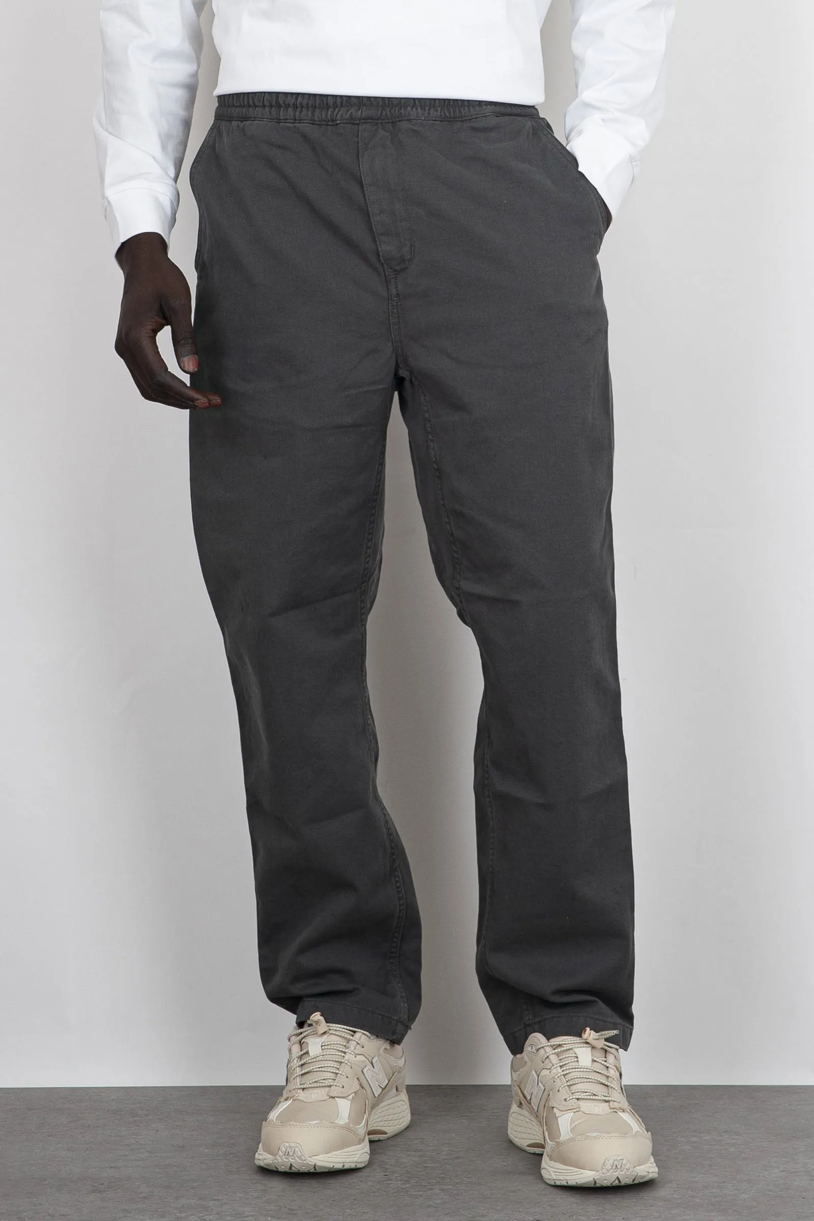 Carhartt Wip Pantalone Flint Grigio