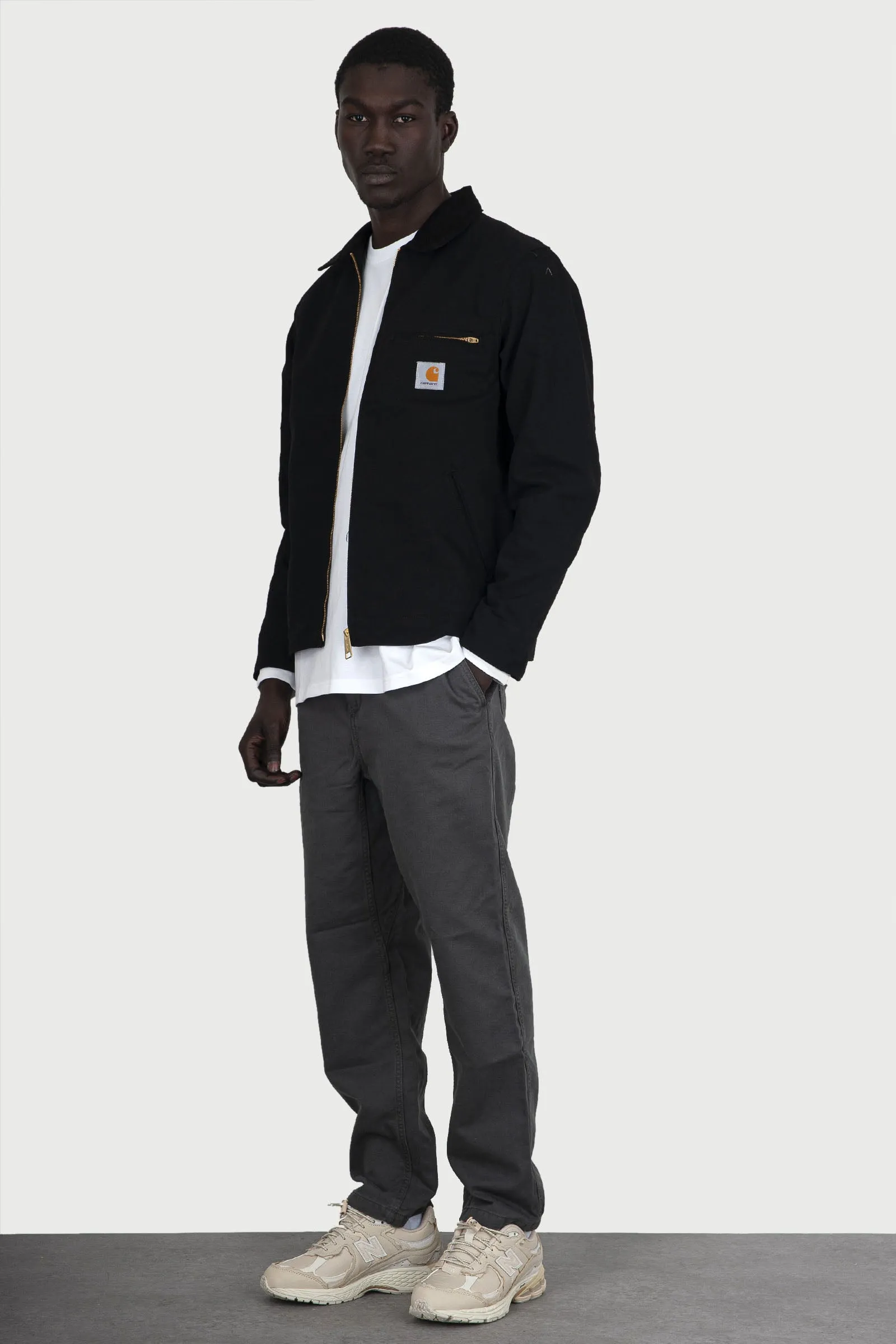 Carhartt Wip Pantalone Flint Grigio