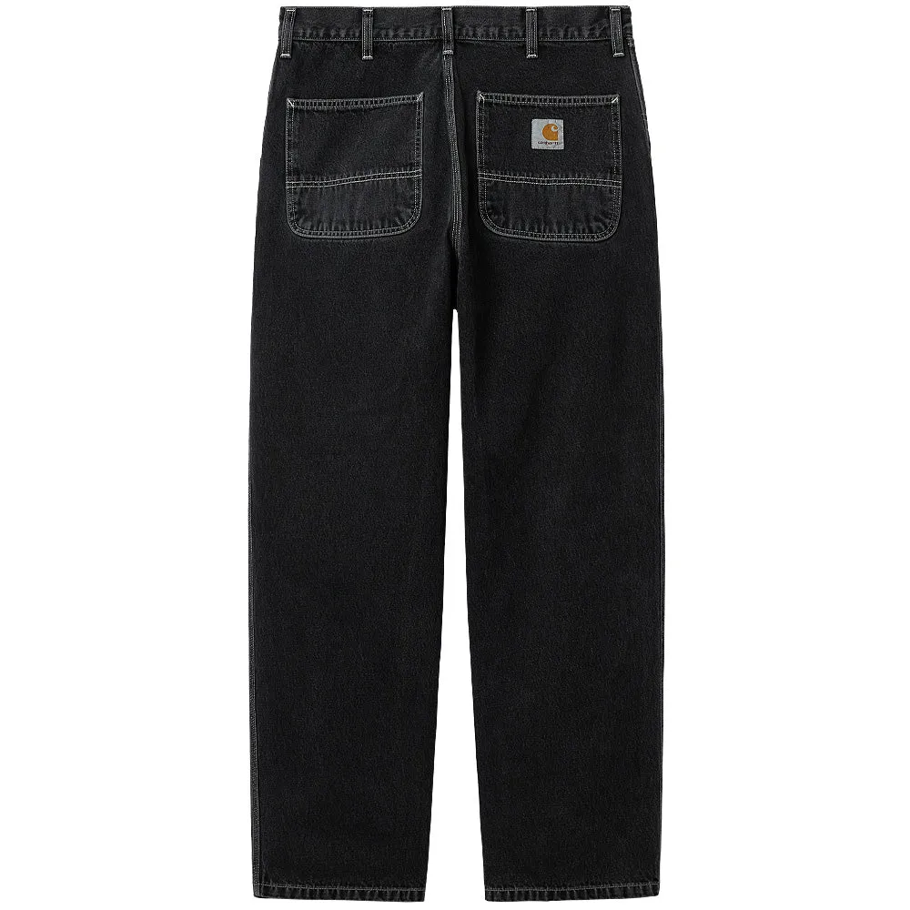 CARHARTT WIP SIMPLE PANT // BLACK (HEAVY STONE WASHED) L32