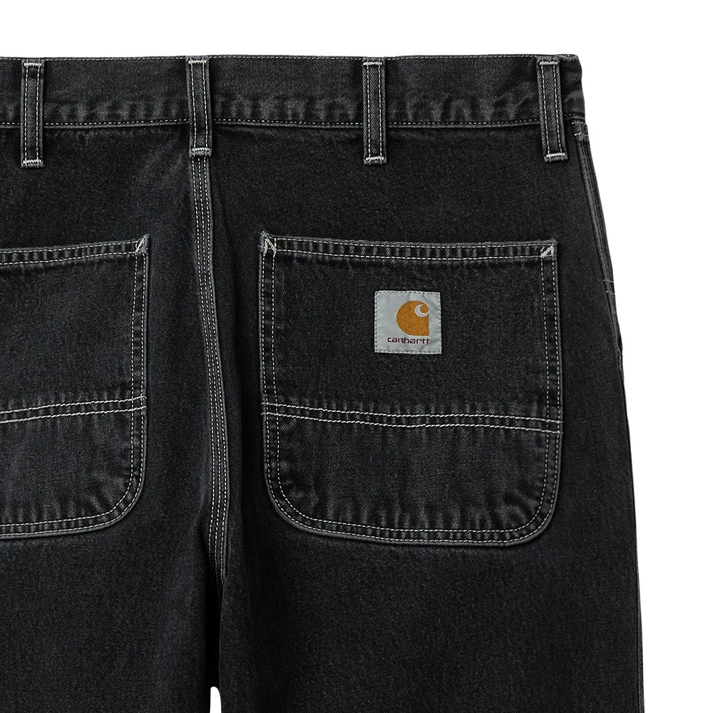 CARHARTT WIP SIMPLE PANT // BLACK (HEAVY STONE WASHED) L32