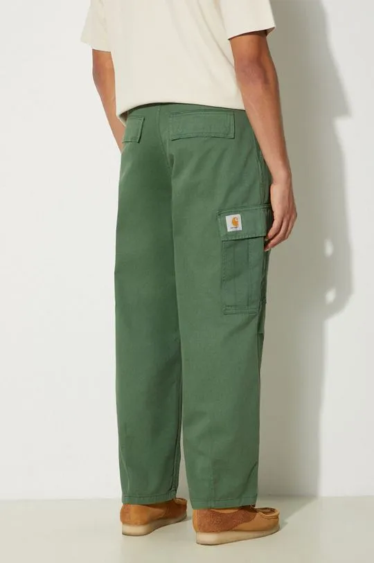 Carhartt WIP trousers Cole Cargo Pant men's green color I031218.29NGD