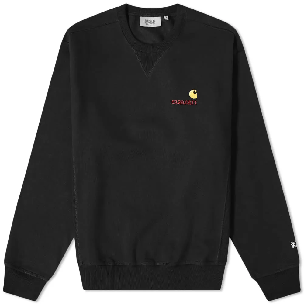 Carhartt x Wacko Maria Logo SweatBlack