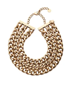 Carolina Herrera Gold Multi Chain Necklace