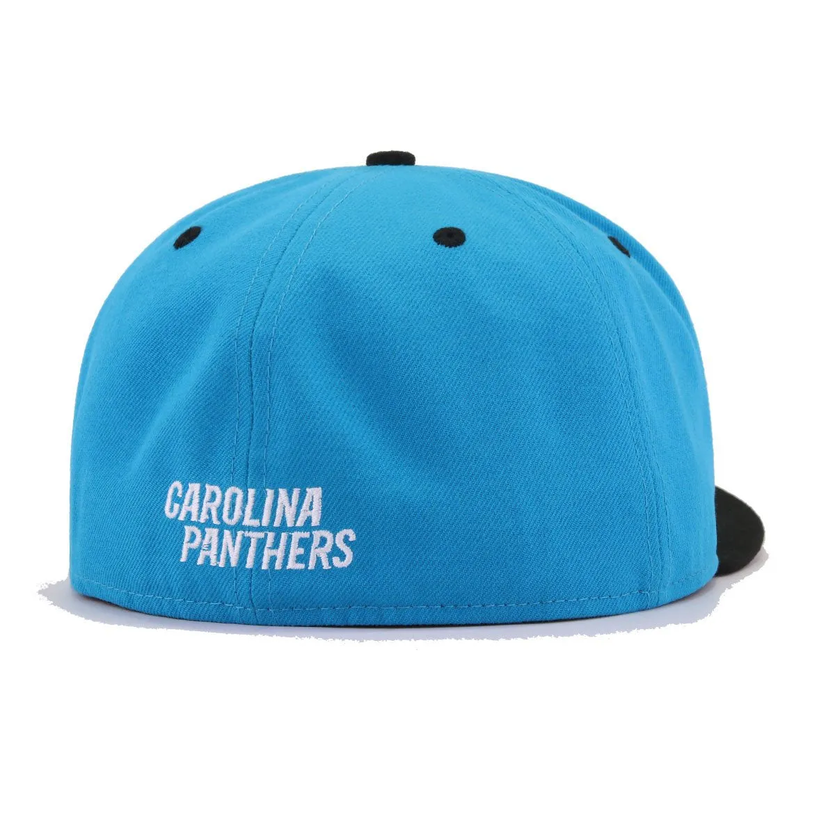 Carolina Panthers Sunwash Blue Black New Era 59Fifty Fitted