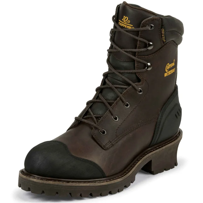 Chippewa Men's Outdoor Logger Insulated Waterproof Work Boots 55053