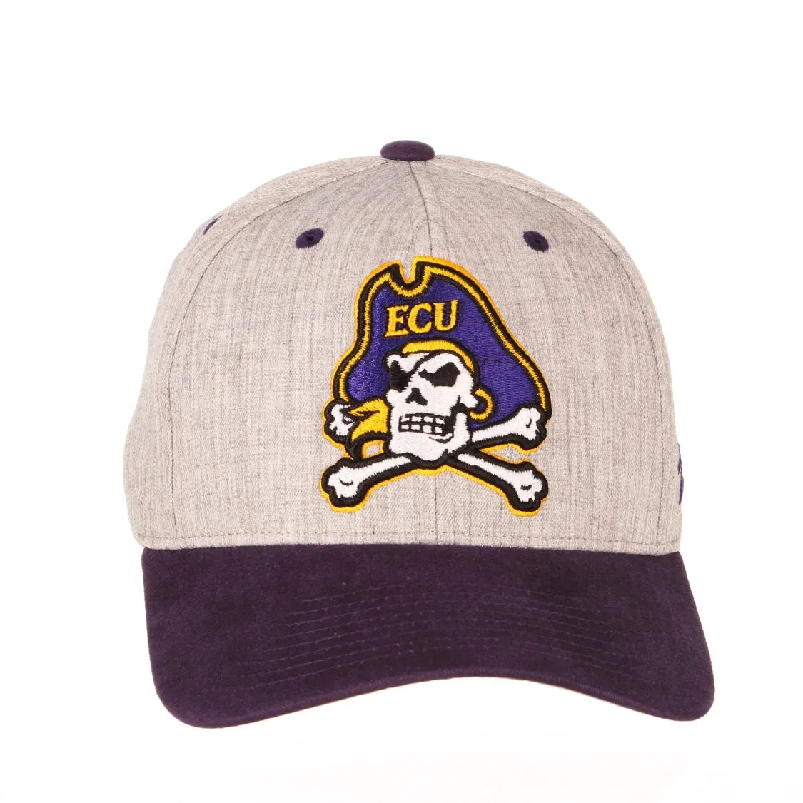 East Carolina Pirates Zephyr Oxford Structured Stretch Fit Fitted Hat Cap