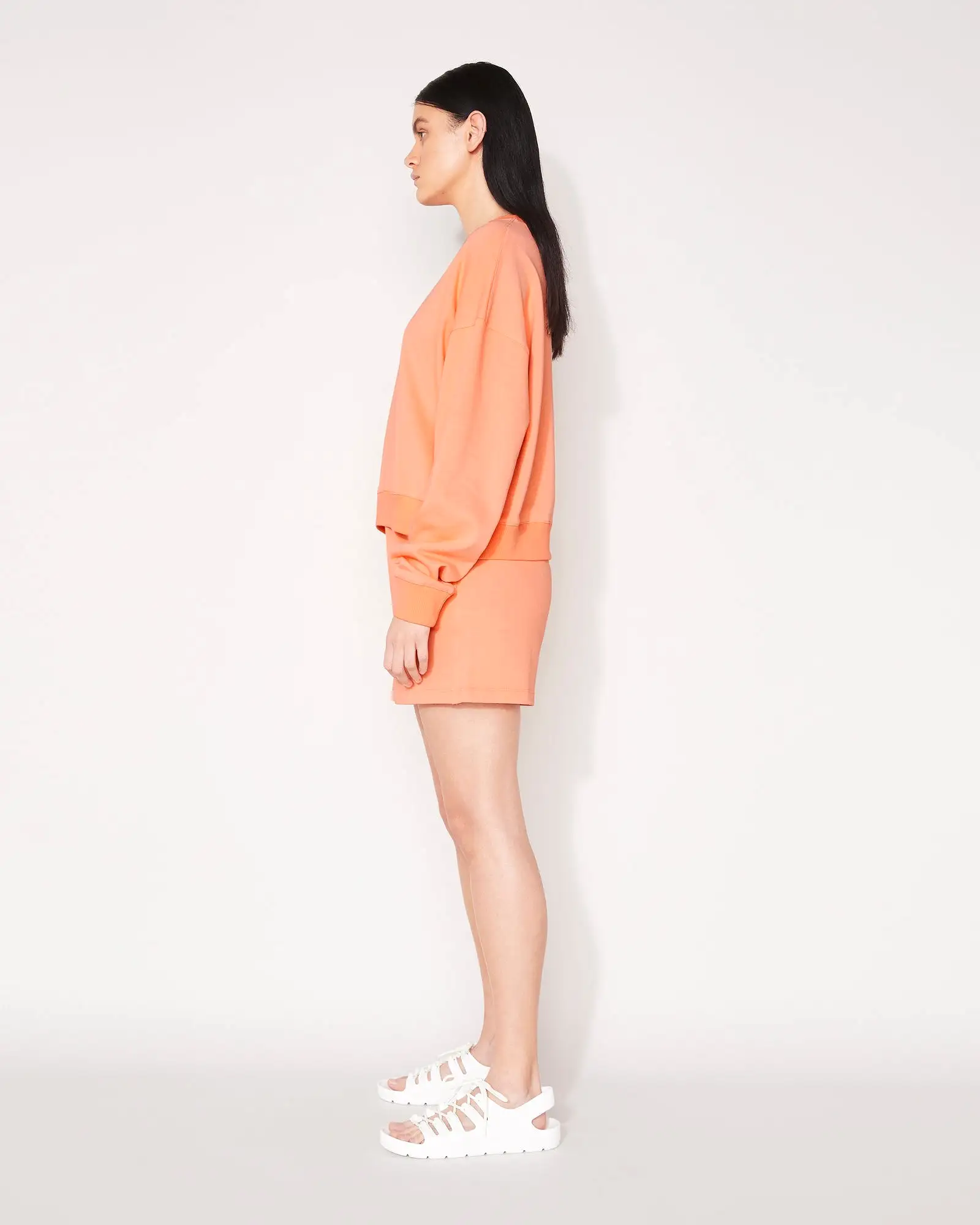 ESSENTIAL CROP SWEATSHIRT - PAPAYA PUNCH