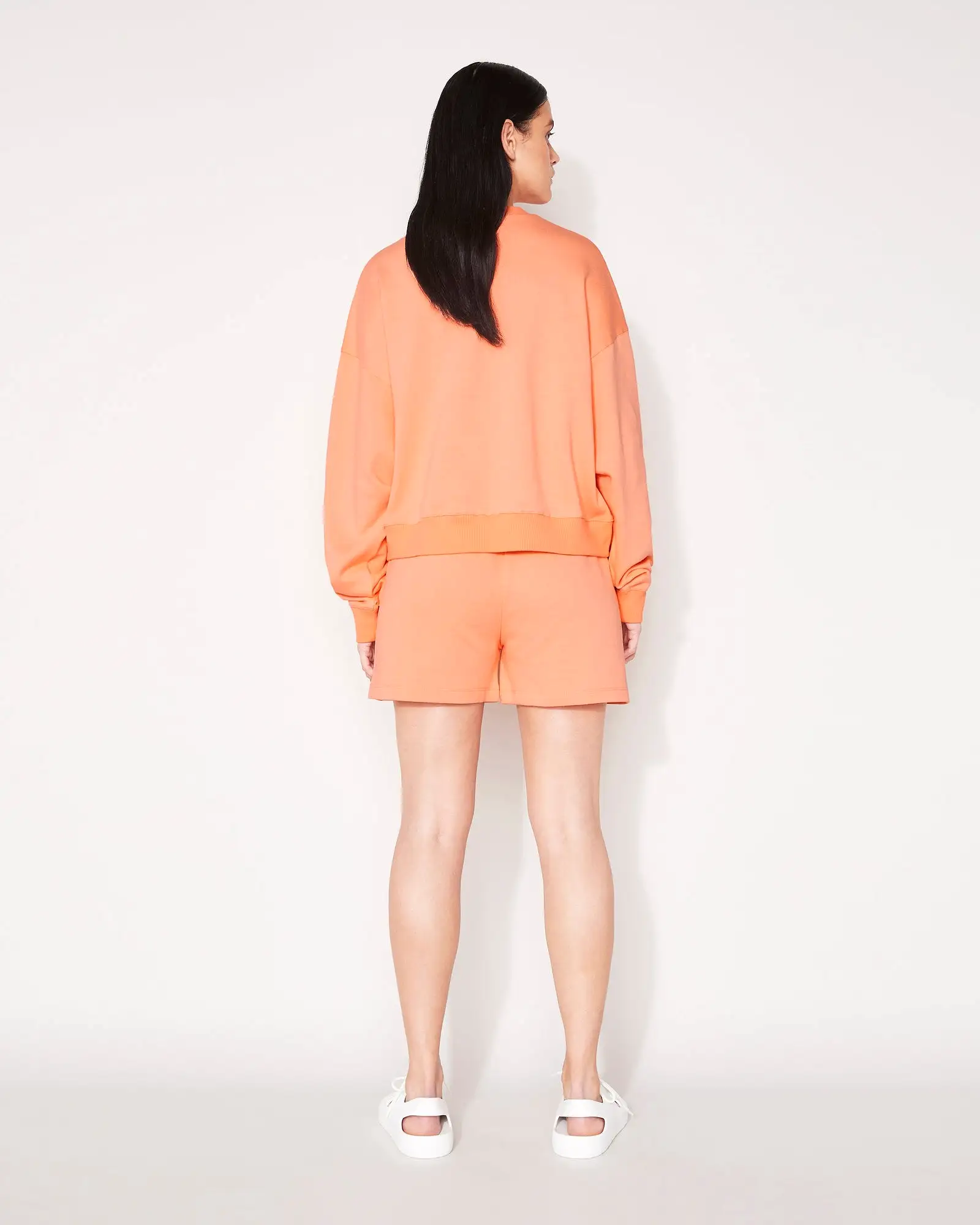 ESSENTIAL CROP SWEATSHIRT - PAPAYA PUNCH