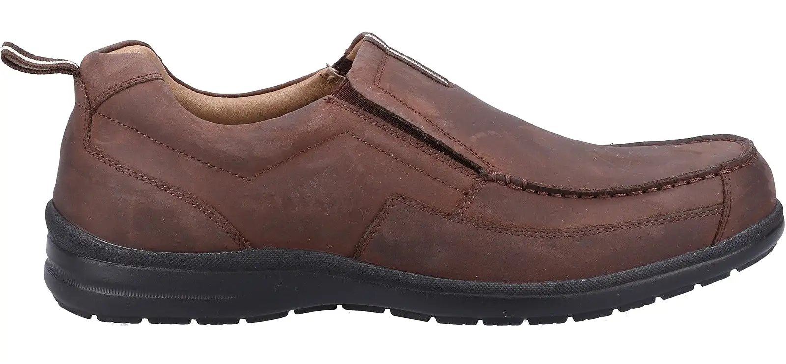 Fleet & Foster Paul Mens Leather Slip On Casual Shoe