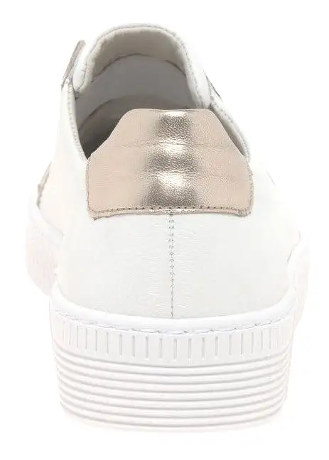 Gabor Wye 23.335 Womens Leather Slip On Trainer