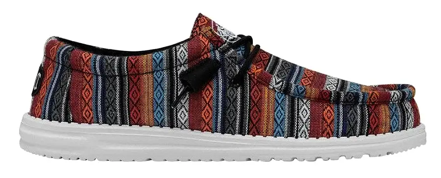 Hey Dude Wally Serape Mens Slip On Casual Shoe