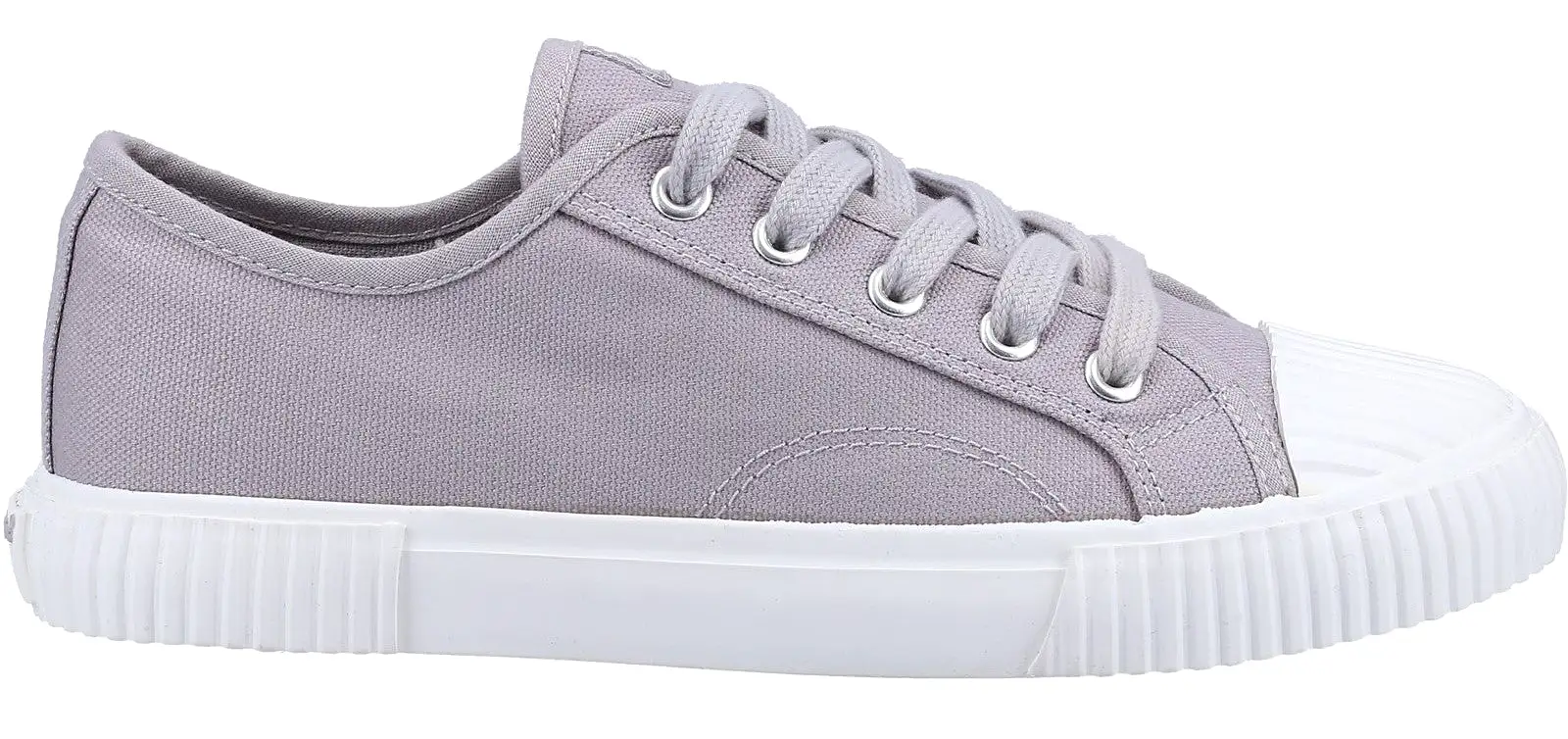 Hush Puppies Brooke Womens Lace Up Canvas Trainer