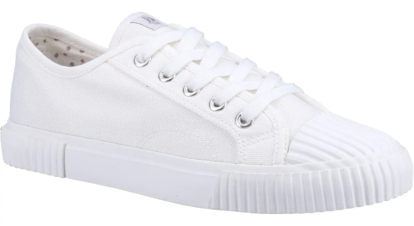 Hush Puppies Brooke Womens Lace Up Canvas Trainer