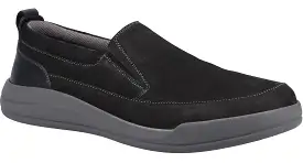 Hush Puppies Eamon Mens Leather Slip On Casual Shoe