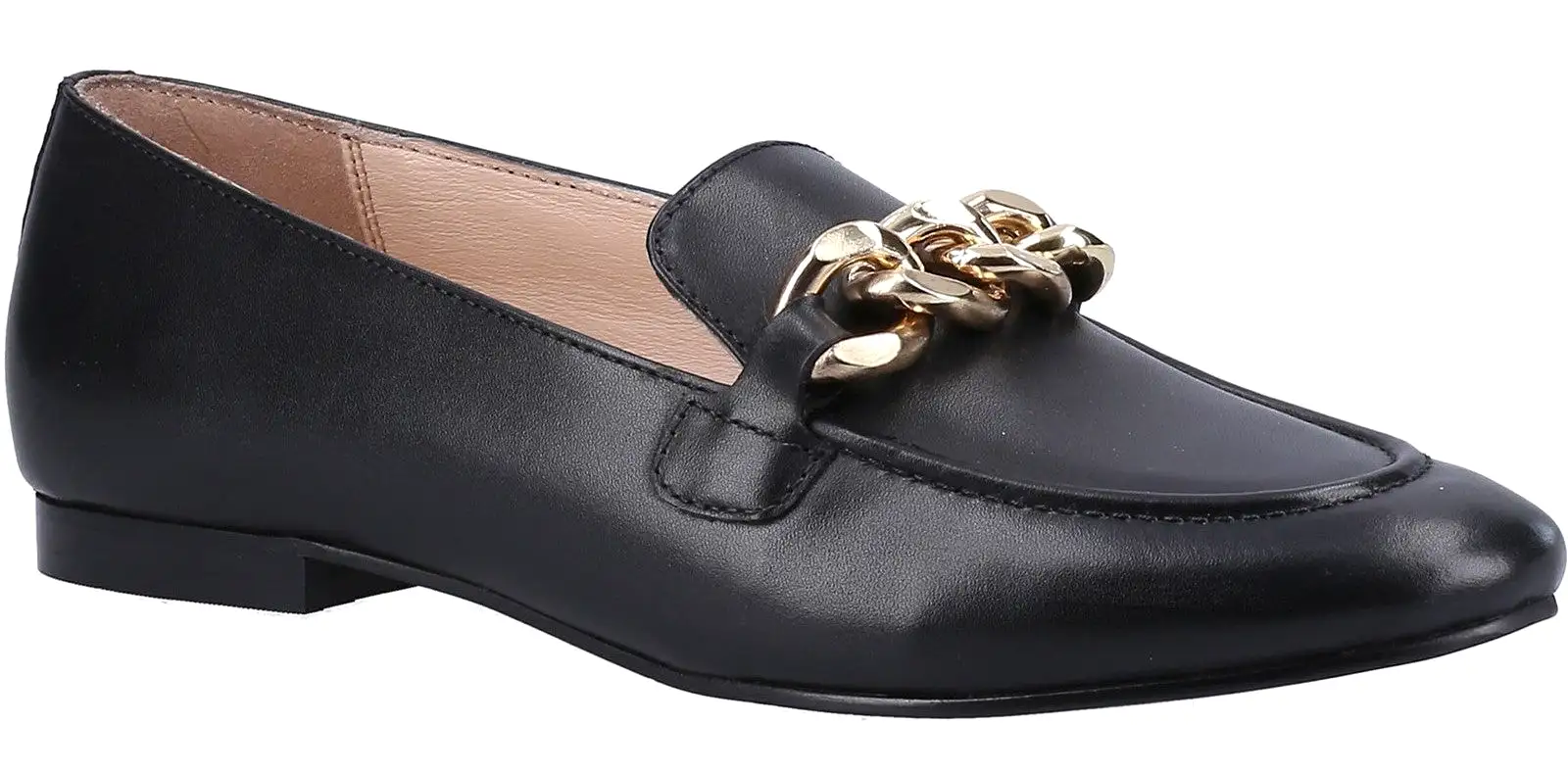 Hush Puppies Harper Chain Womens Leather Loafer