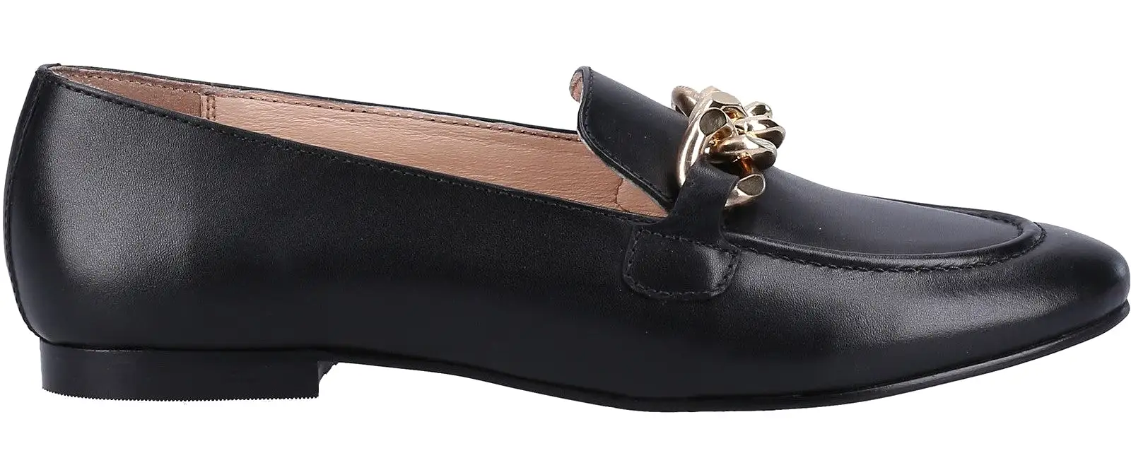 Hush Puppies Harper Chain Womens Leather Loafer