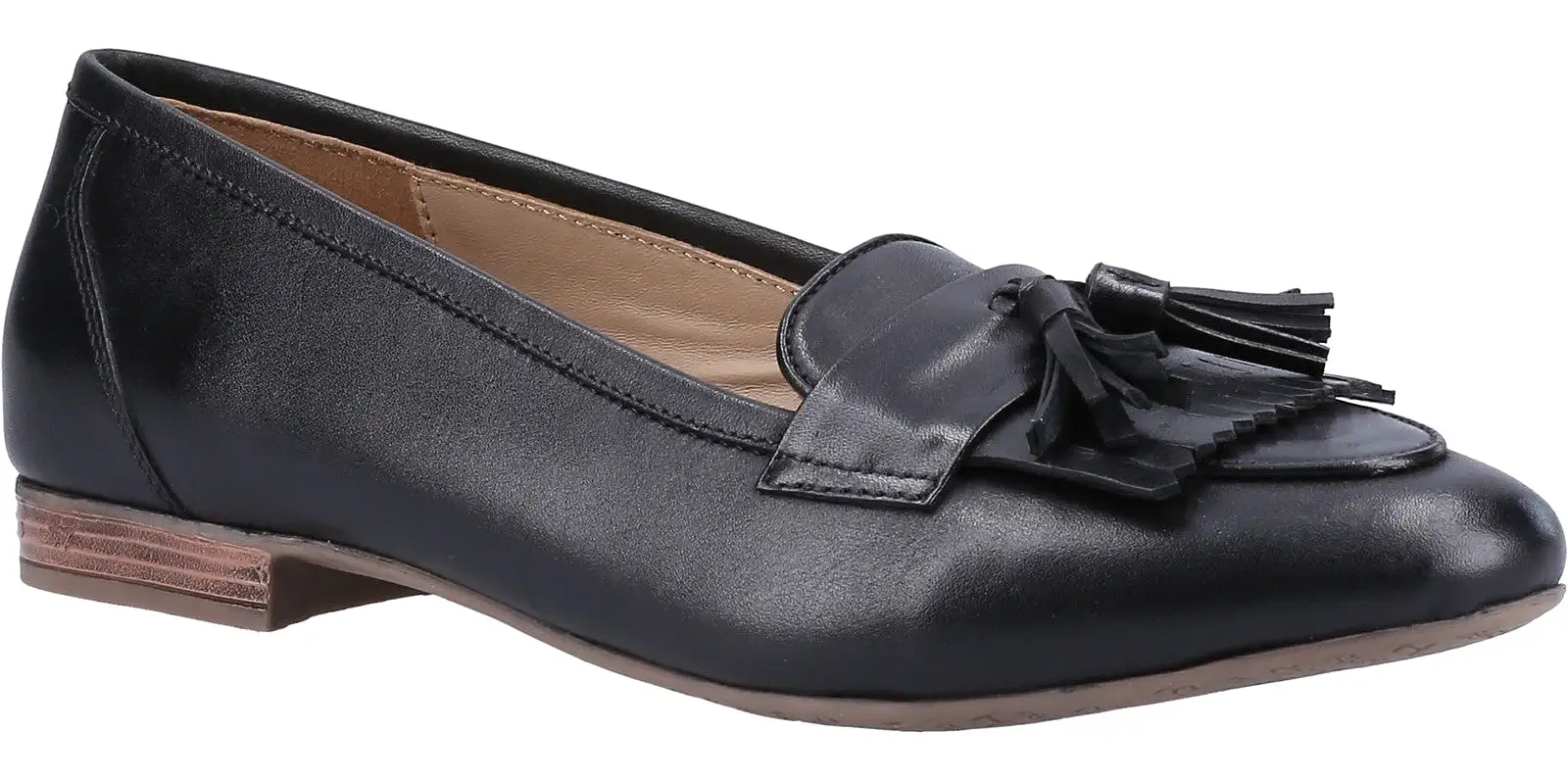 Hush Puppies Marissa Womens Leather Tassel Loafer