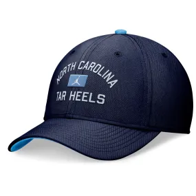 Jordan Brand North Carolina Tar Heels Navy Primetime Rise Swoosh Flex Hat