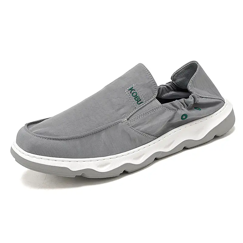 Men Ice Silk Casual Silp-on Driving Shoes