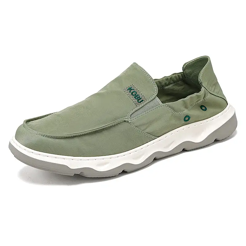 Men Ice Silk Casual Silp-on Driving Shoes