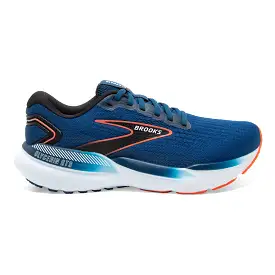 Men's Brooks Glycerin GTS 21, Blue Opal/Black/Nasturtium, 11.5 2E Wide