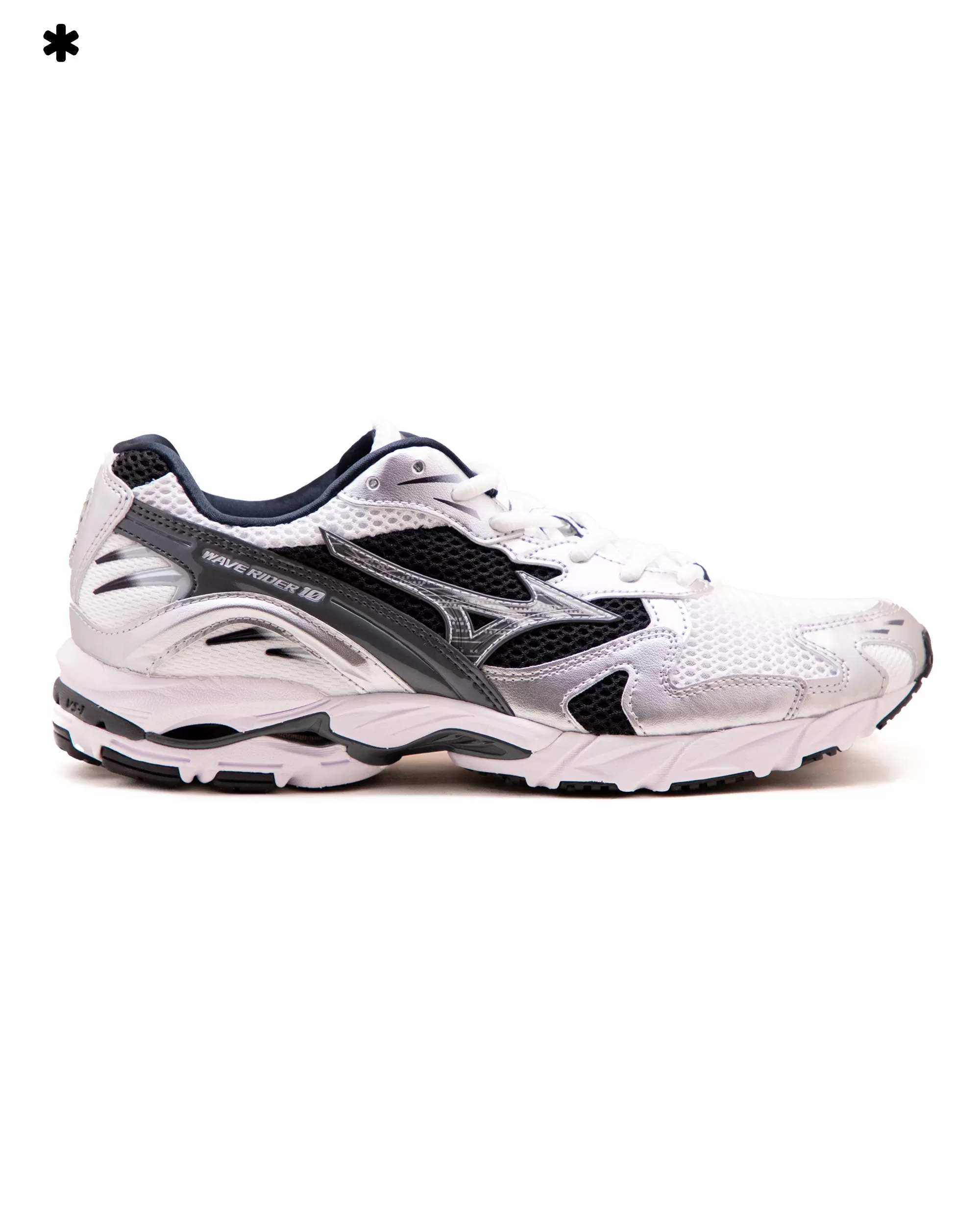 Mizuno Wave Rider 10 White Silver