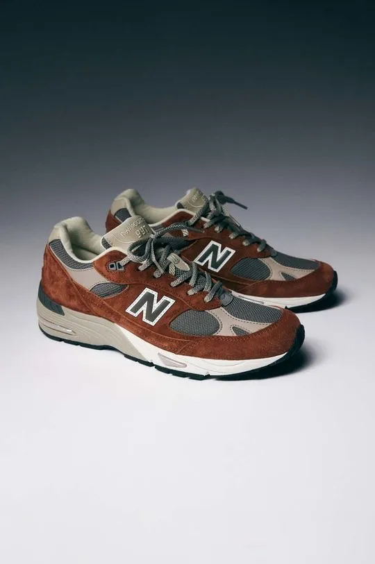 New Balance sneakers M991PTY Made in UK brown color