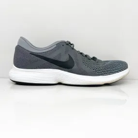 Nike Mens Revolution 4 908988-010 Gray Running Shoes Sneakers Size 9.5