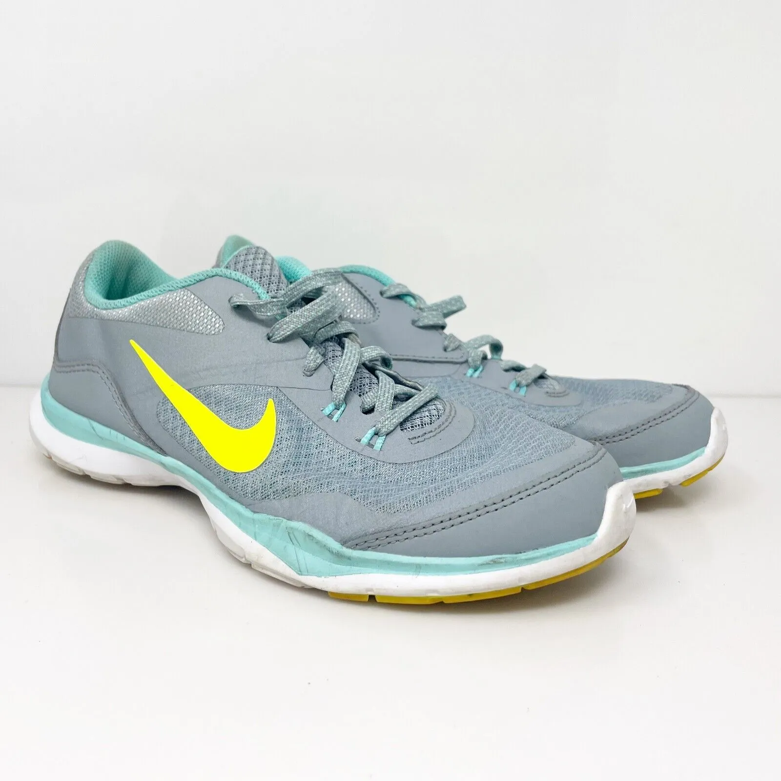 Nike Womens Flex Trainer 5 724858-004 Gray Running Shoes Sneakers Size 6.5