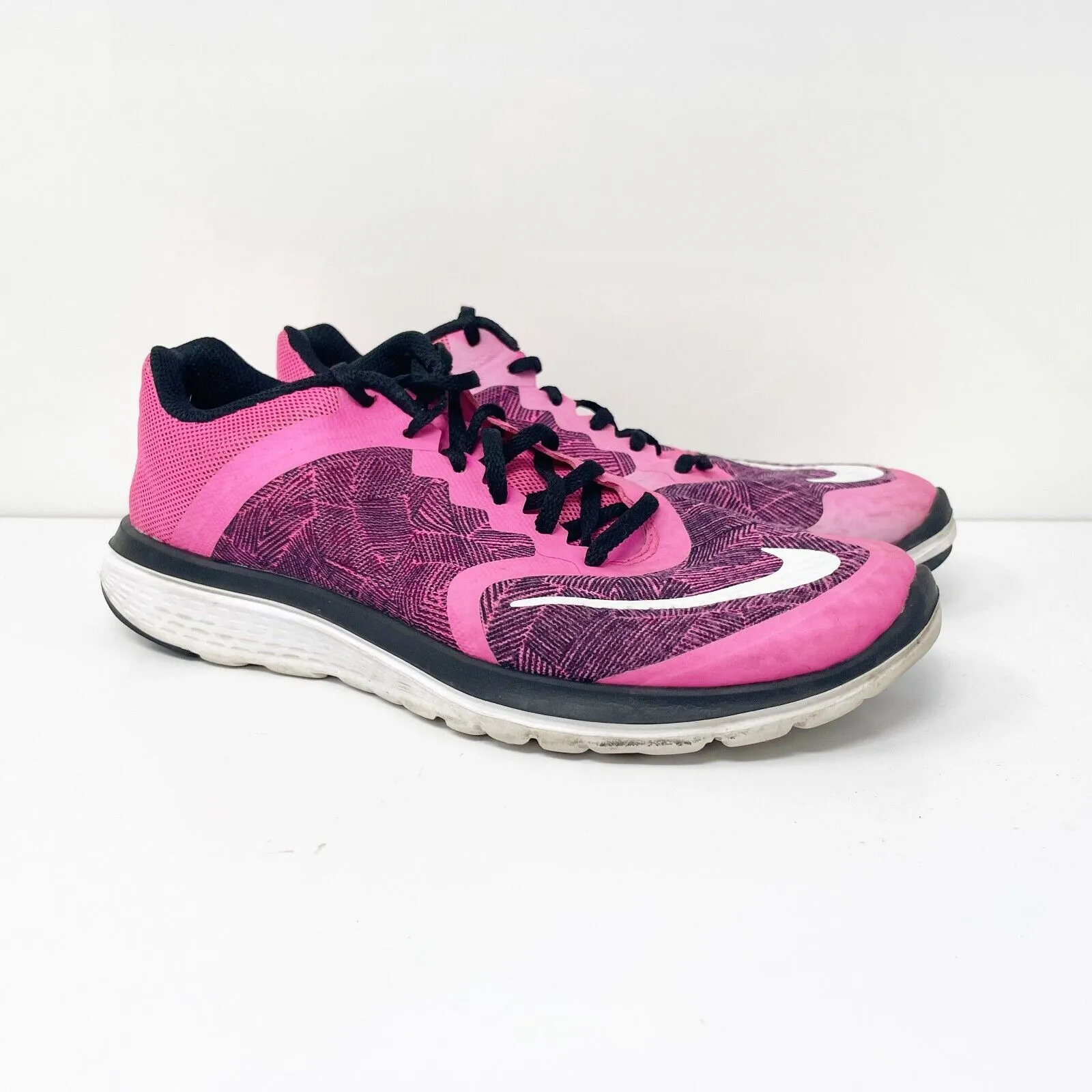 Nike Womens FS Lite Run 3 819167-601 Pink Running Shoes Sneakers Size 9