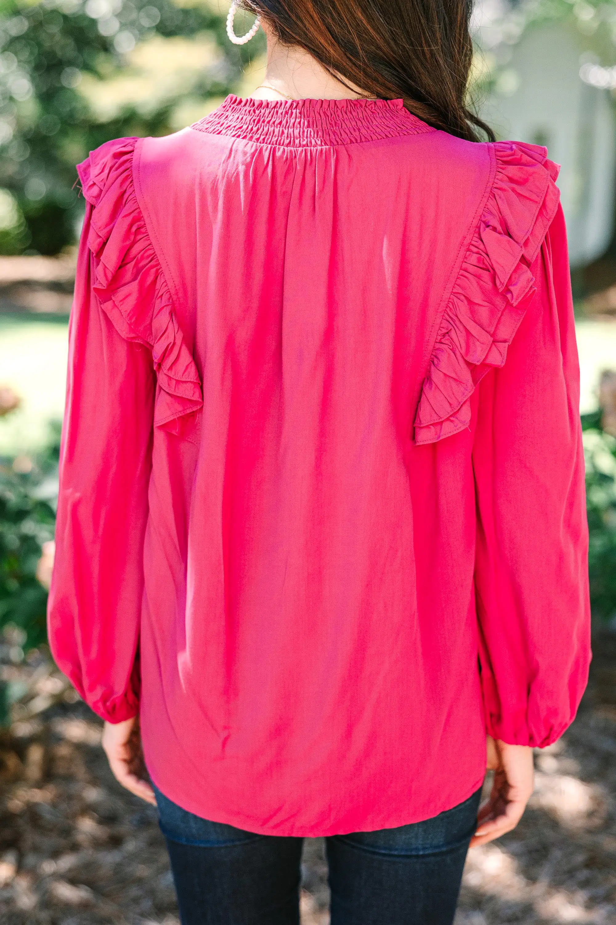 Now's The Time Magenta Pink Blouse