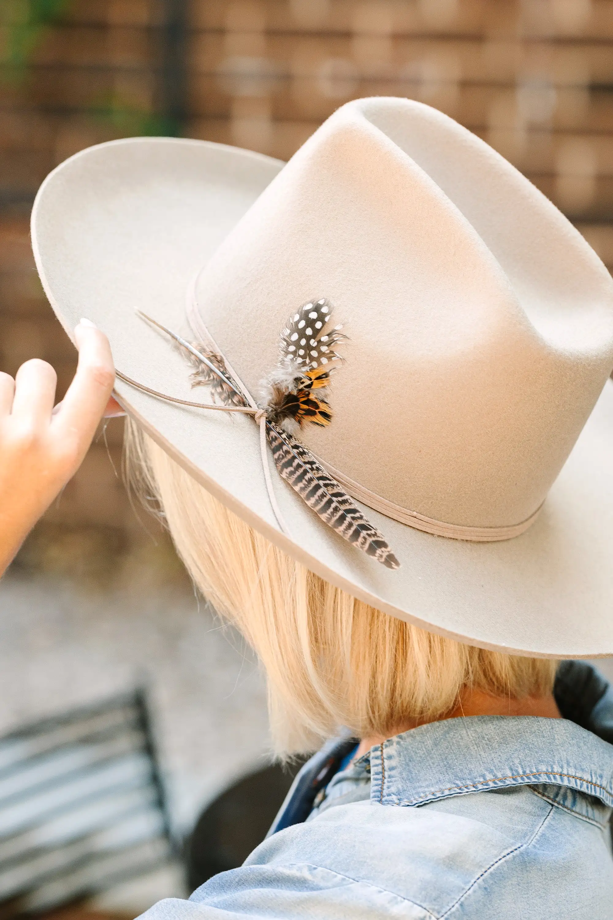 Olive & Pique: Let You Know Beige Wide Brim Hat