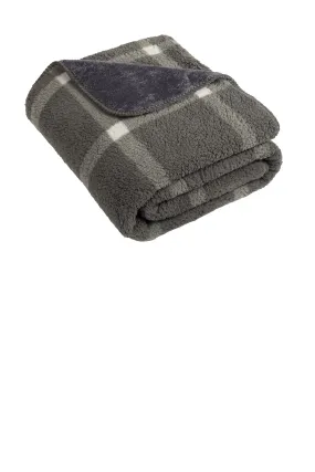 Port Authority Clothing BP48 Port Authority Double-Sided Sherpa/Plush Blanket SKU: BP48