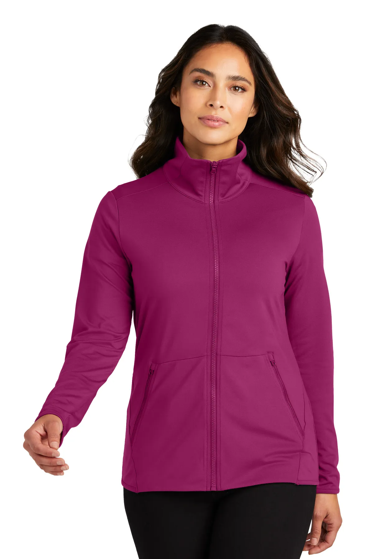 Port Authority Clothing LK595 Port Authority   Ladies Accord Stretch Fleece Full-Zip SKU: LK595