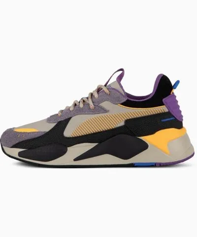 PUMA RS-X Alternate Route Sneakers in Desert Dust/Pale Plum/Flat Dark Grey